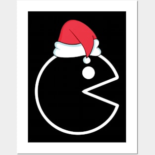 Pacman Christmas Posters and Art